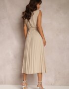 lily rose Rochie bej Volantis