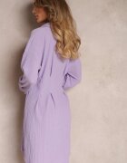 lily rose Rochie cămașă Mini violetă cu pense în talie Vilette