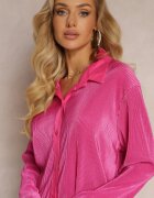 lily rose Rochie Fucsia Tip Cămașă Mini Decorată Cu Pliuri Culven