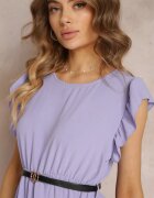 lily rose Rochie Mov cu curea Theophena
