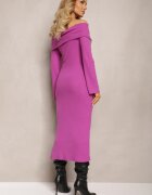 lily rose Rochie Mov Mulate Spaniolă cu Crapatură Phillas