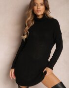 lily rose Rochie Neagră Striată Eries