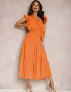 lily rose Rochie Portocalie Ismena