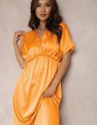lily rose Rochie Portocalie Satinată Cythora