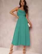 lily rose Rochie Verde de Saten Theophephone