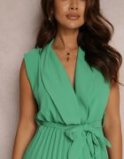 lily rose Rochie Verde Volantis