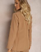 lily rose Sacou Maro Deschis fără închidere cu nasturi decorativi Cose