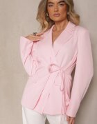lily rose Sacou Roz Decorat cu legătură laterală Lunorisa