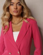 lily rose Sacou Roz închis Cambrat Dublu rând de nasturi Swal