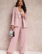 lily rose Sacou Roz închis Deschis cu nasturi decorativi Cose
