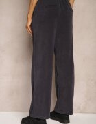 little supermodel Pantaloni largi bleumarin decorați cu imitație de buzunare Tassae