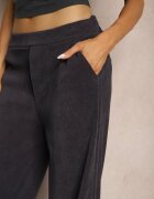 little supermodel Pantaloni largi bleumarin decorați cu imitație de buzunare Tassae