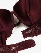 love magnolia Bustieră Mov închis Push-Up cu Dantelă și Decupaj în Față Sariaris