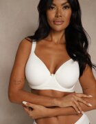 love magnolia Sutien Alb Clasic cu Textură Netedă Adriaros