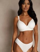 love magnolia Sutien Alb Clasic cu Textură Netedă Adriaros