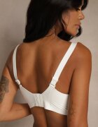 love magnolia Sutien Alb Clasic cu Textură Netedă Adriaros