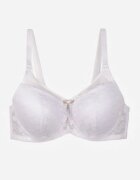 love magnolia Sutien Alb cu dantelă cu inimă din zirconiu Adrievianna