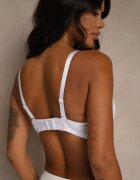 love magnolia Sutien alb decorat cu dantelă și fundă Aqiany