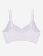 love magnolia Sutien Alb Decorat cu inserții transparente și cu întărire Seanael