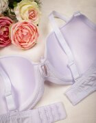 love magnolia Sutien Alb Full Cup cu Ornamente Metalice Fivie