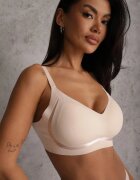 love magnolia Sutien Bej Decorat cu inserții transparente cu întărire Seanael