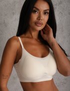 love magnolia Sutien Bej deschis Cu burete cu finisaj fără cusături Fără balene Leanoreth