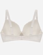 love magnolia Sutien bej deschis din dantelă cu aplicație metalică Dorzedi