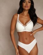 love magnolia Sutien Bej deschis din Dantelă cu Inimă cu Zirconiu Adrievianna