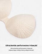 love magnolia Sutien Bej deschis Fără cusături Căptușit Fără armătură Zeritha