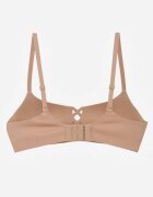 love magnolia Sutien Bej închis cu finisaj neted cu imitație de legătură Azisene