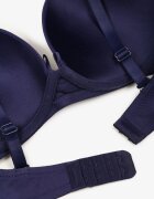 love magnolia Sutien Bleu marin cu finisaj neted și bretele detașabile Salireva