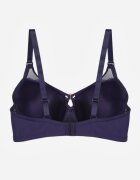 love magnolia Sutien bleumarin din dantelă cu inimă de zirconiu Adrievianna