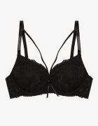 love magnolia Sutien din dantelă Negru Decorat cu fundiță Falzedia