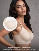 love magnolia Sutien Elastic Bej Fără Cusături Fără Armătură Edaelia