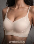 love magnolia Sutien Elastic Bej Fără Cusături Fără Armătură Edaelia
