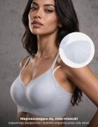 love magnolia Sutien Elastic Fără Cusături Fără Sârmă Albastru Edaelia