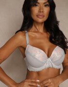 love magnolia Sutien Gri-Roz cu Dantelă și Zirconii Himelodia