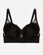 love magnolia Sutien Negru-Bej din Dantelă cu Inimă de Zirconiu Adrievianna
