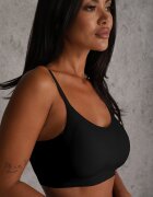 love magnolia Sutien negru cu burete cu finisaj fără cusături Fără sârme Leanoreth
