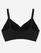 love magnolia Sutien Negru Decorat cu inserții transparente cu întărire Seanael