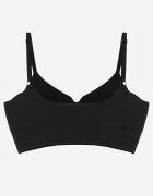 love magnolia Sutien Negru Elastic Fără Cusături Fără Armătură Edaelia