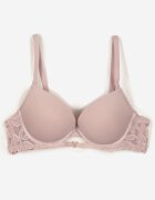 love magnolia Sutien Push-Up Mov deschis cu Dantelă și Decupaj Frontal Sariaris