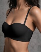 love magnolia Sutien simplu Push Up tip balconette cu bretele detașabile Misima Negru