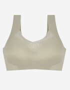 love magnolia Sutien Sportiv Verde cu Intaritura Decorat cu insertie de plasa Edalissa