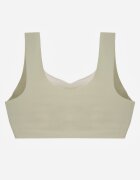 love magnolia Sutien Sportiv Verde cu Intaritura Decorat cu insertie de plasa Edalissa