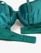 love magnolia Sutien Verde cu Aplicație de Zirconii Abantia
