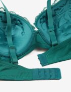 love magnolia Sutien Verde cu Dantelă și Fundă Amirio