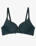 love magnolia Sutien Verde închis cu Finisaj Neted și Bretele Detașabile Salireva