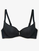love magnolia Sutien Verde închis Full Cup Decorat cu dantelă și un pandantiv mic din zirconiu Nedolse