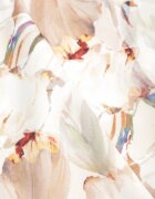 lovery Fustă-Pantaloni scurți Bej Talie înaltă Floral Delliena